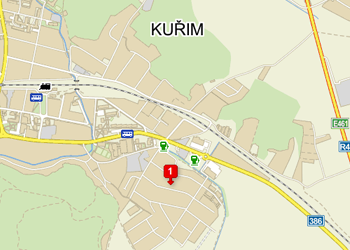Mapa kde se nachází provozovna